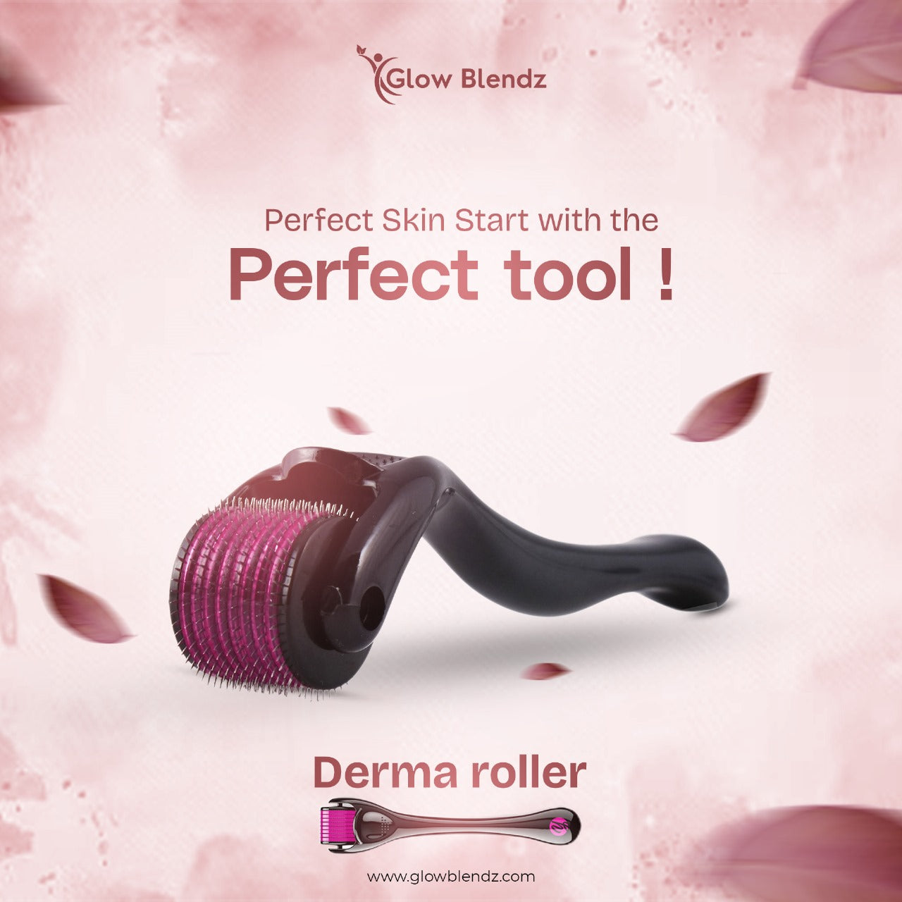 Derma Roller 0.5 Mm Hair & Skin System